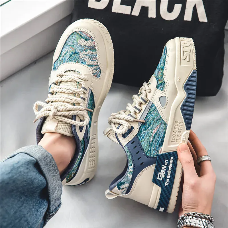 Men's Casual Shoes - Skateboarding Canvas Sneakers - TSS354