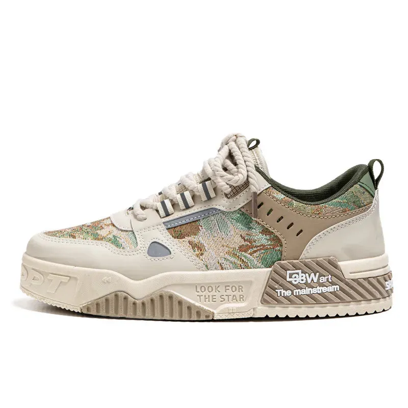 Men's Casual Shoes - Skateboarding Canvas Sneakers - TSS354