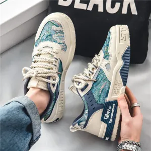Men's Casual Shoes - Skateboarding Canvas Sneakers - TSS354