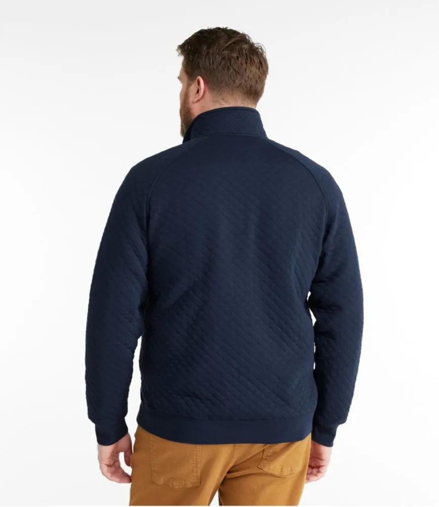 Men's L.L.Bean Quilted Sweatshirt, Full-Zip
