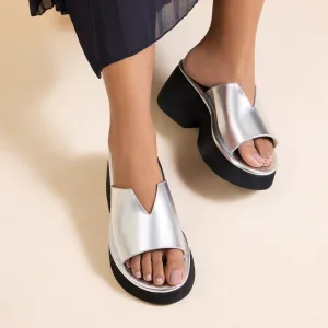 Modena Platforms in Silver For Women