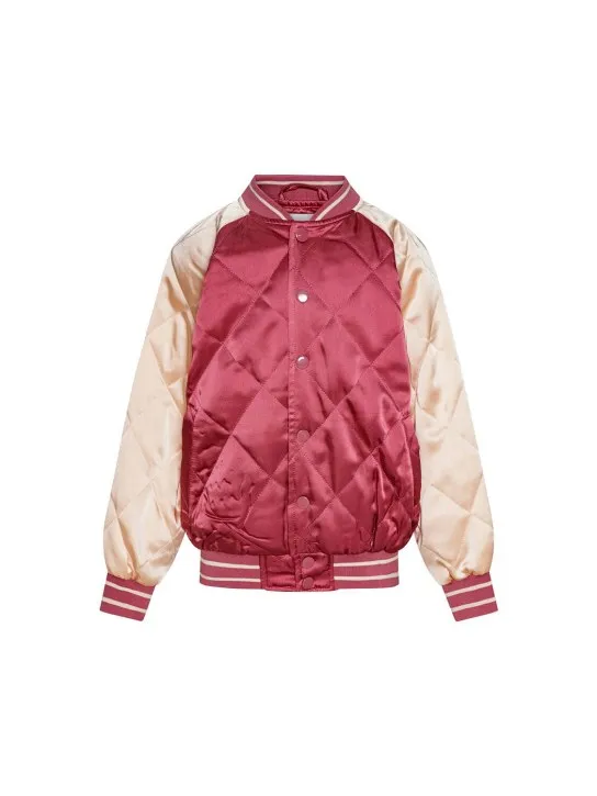 Molo   Embroidered quilted tech bomber jacket 