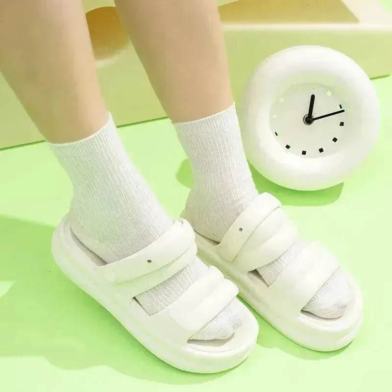 Multi-functional Thick-soled Sandals For Women Summer Outdoor Garden Slippers Beach Shoes