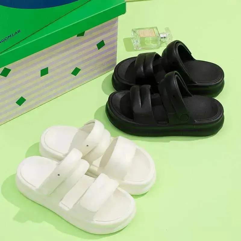 Multi-functional Thick-soled Sandals For Women Summer Outdoor Garden Slippers Beach Shoes