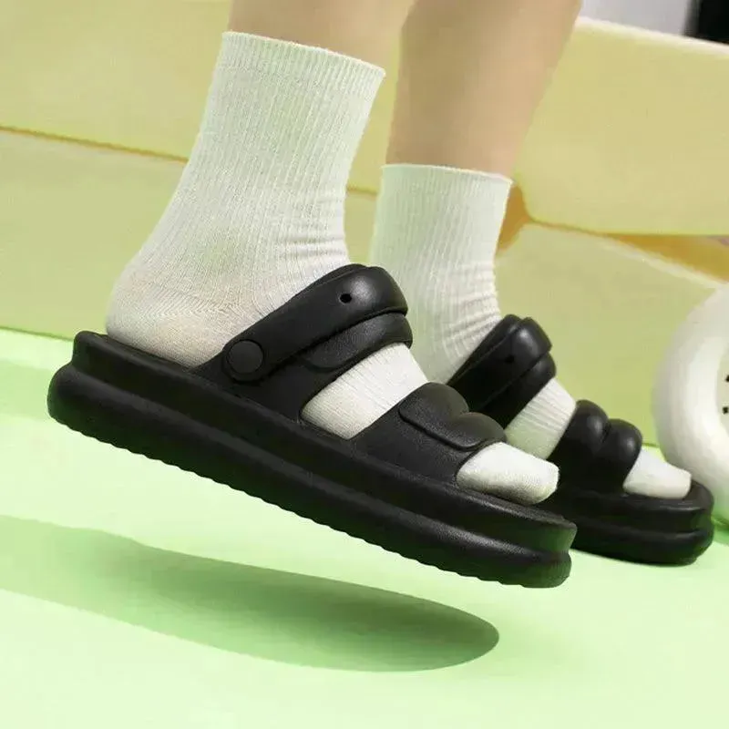 Multi-functional Thick-soled Sandals For Women Summer Outdoor Garden Slippers Beach Shoes