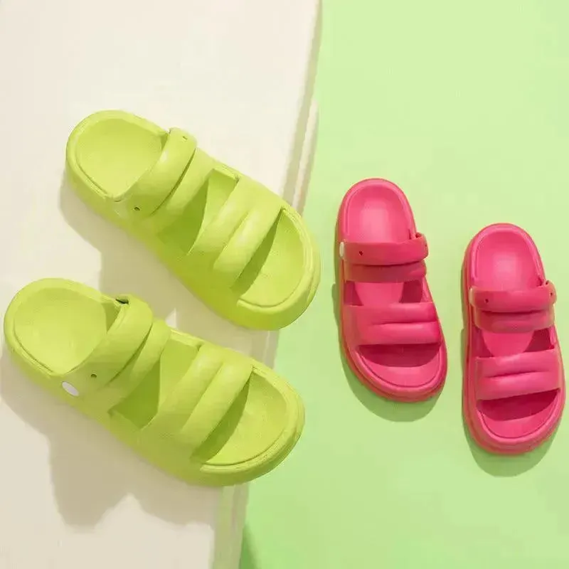 Multi-functional Thick-soled Sandals For Women Summer Outdoor Garden Slippers Beach Shoes