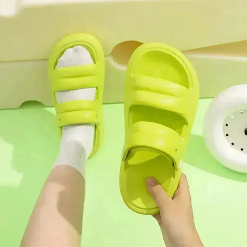 Multi-functional Thick-soled Sandals For Women Summer Outdoor Garden Slippers Beach Shoes