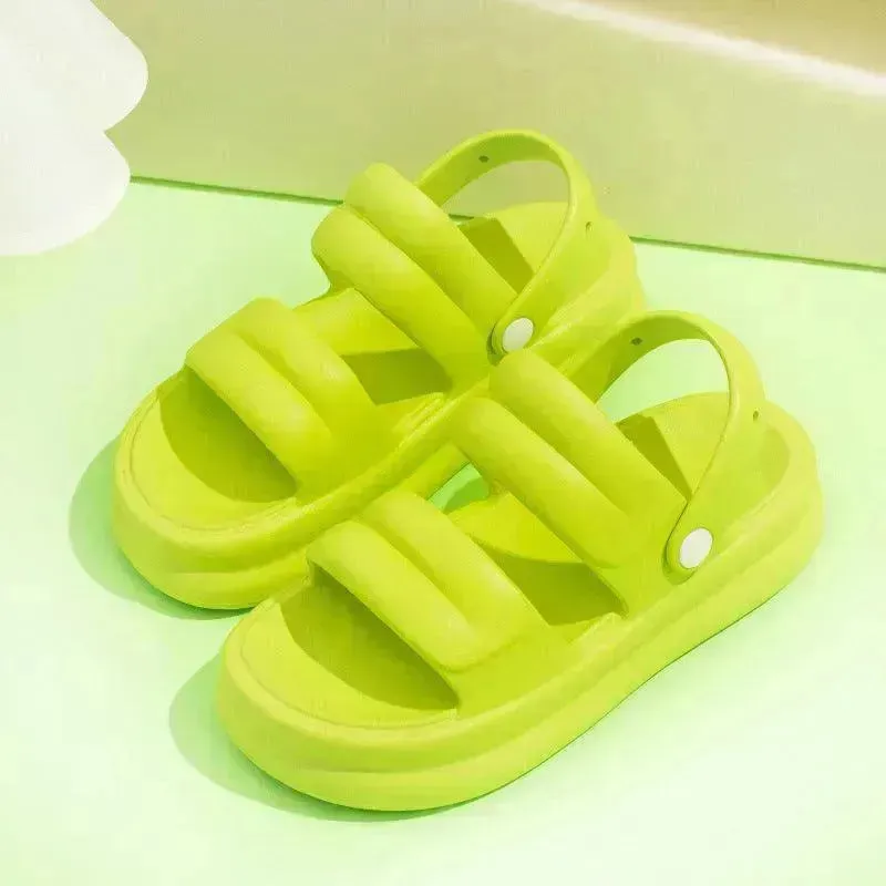 Multi-functional Thick-soled Sandals For Women Summer Outdoor Garden Slippers Beach Shoes
