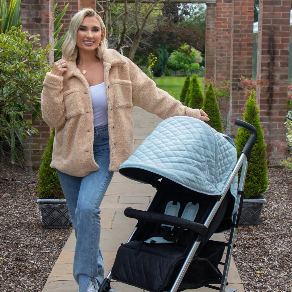 My Babiie MB51 Stroller - Quilted Aqua