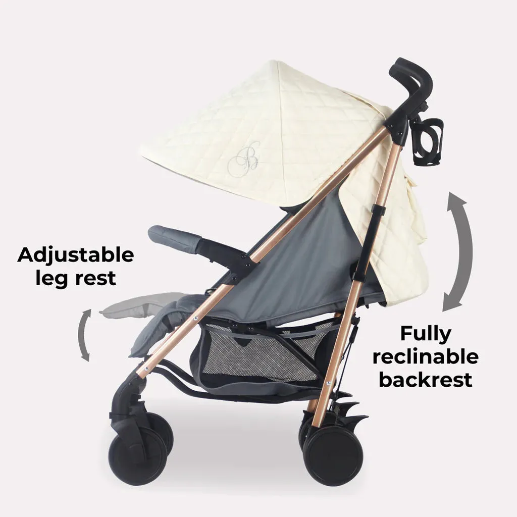 My Babiie MB51 Stroller - Quilted Champagne
