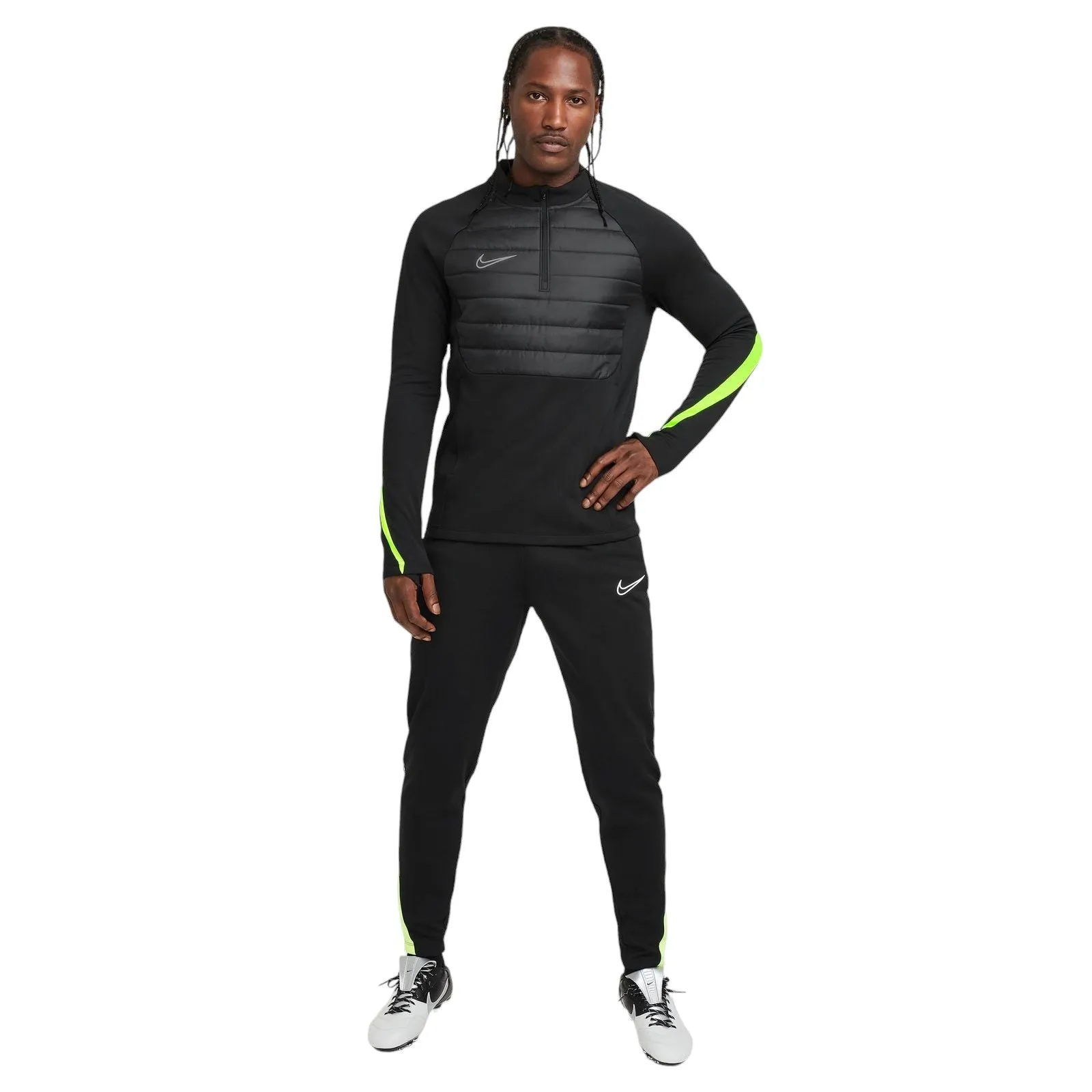 Nike Academy Winter Warrior Mens Therma-FIT Half-Zip Global Football Top