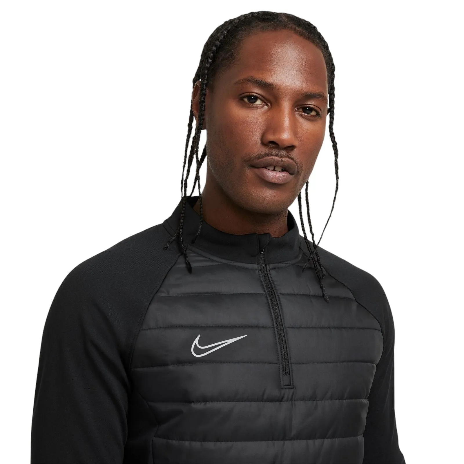 Nike Academy Winter Warrior Mens Therma-FIT Half-Zip Global Football Top