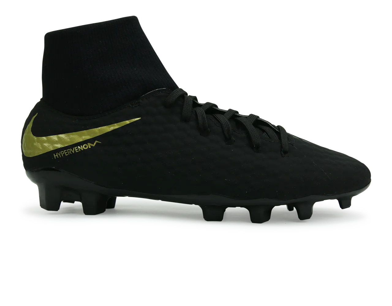 Nike Men's Hypervenom Phantom 3 Academy DF FG Black/Metalic Vivid Gold