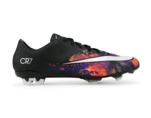 Nike Men's Mercurial Veloce II CR7 FG Black/White/Total Crimson