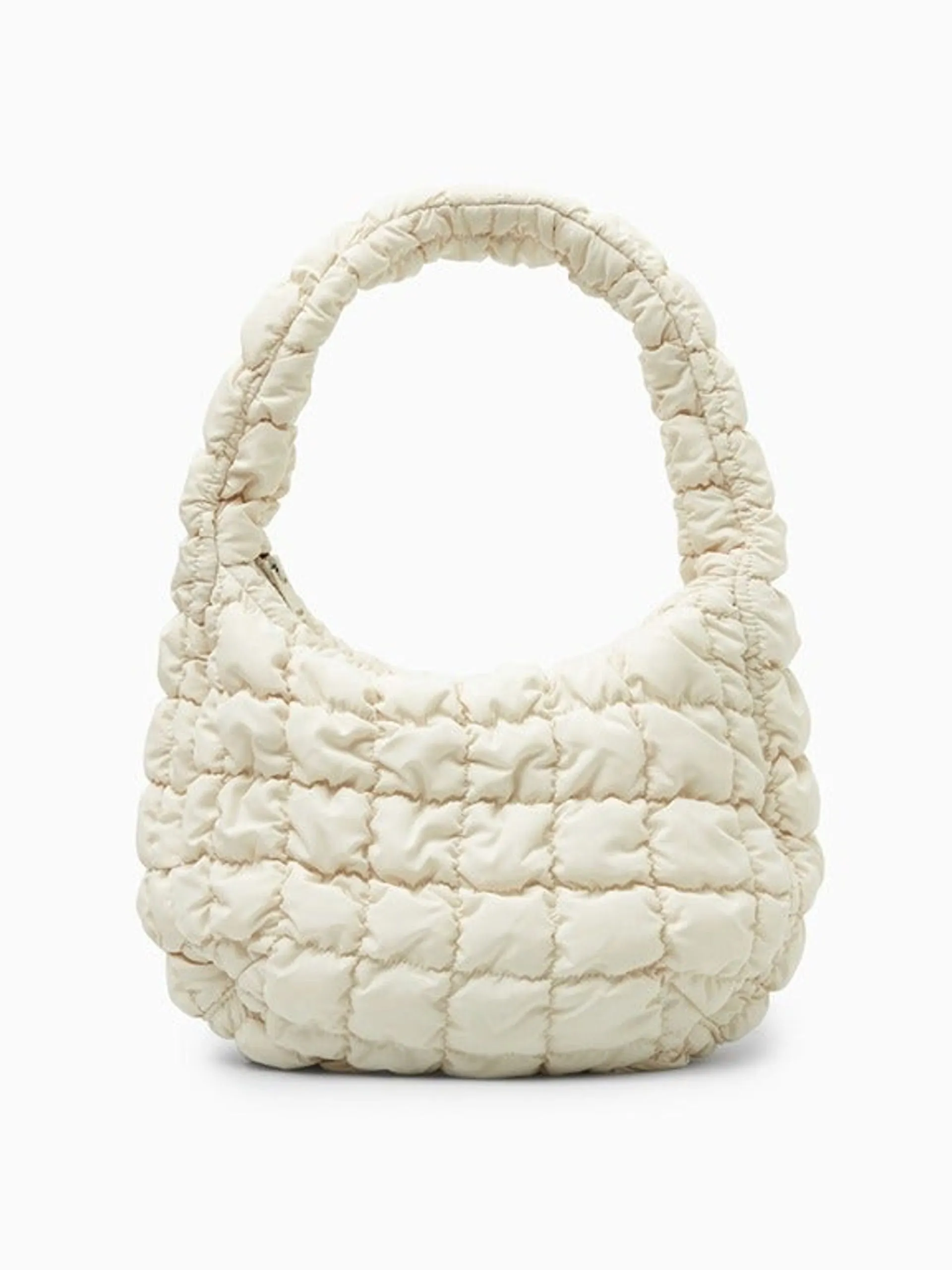Oversized quilted crossbody bag