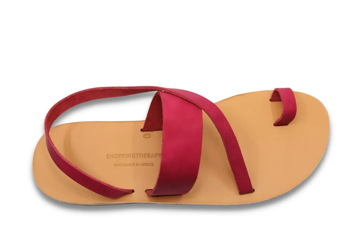 PATMOS Nubuck Sandals  | Fuchsia Pink
