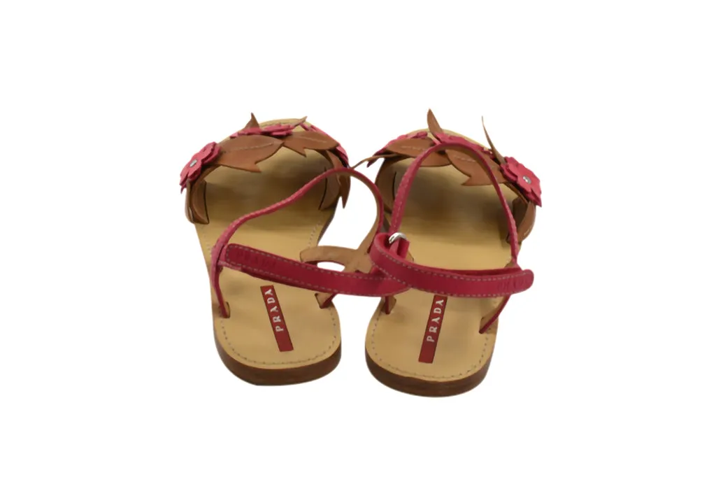 Prada, Girls Sandals, Size 33