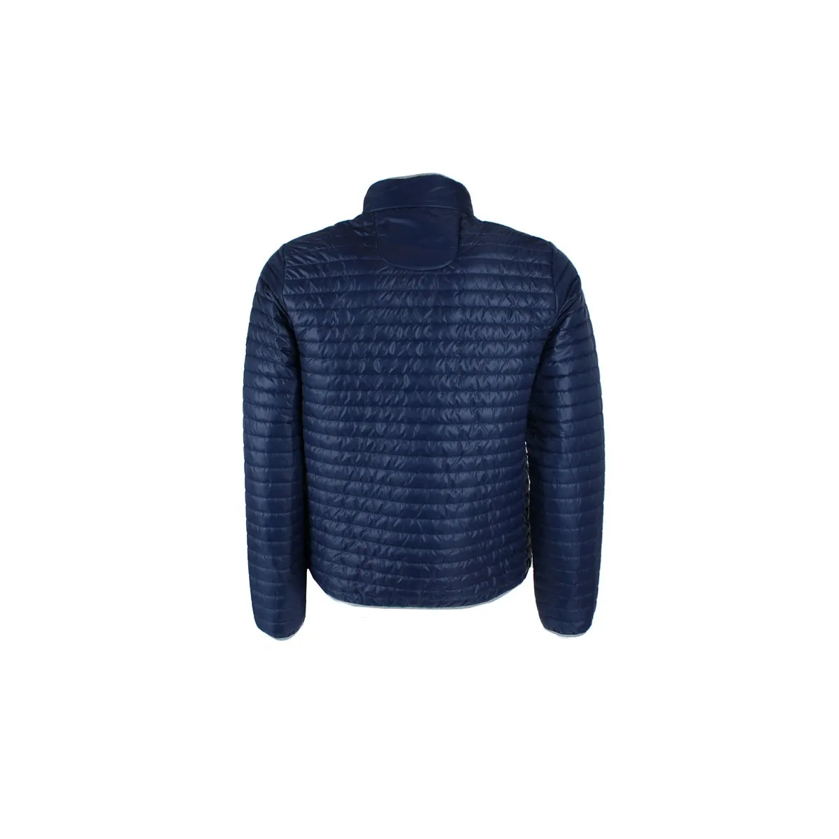  QUILTED MEN LONG SLEEVED FULL ZIP BOMBER MOD.INCIPIT Blue