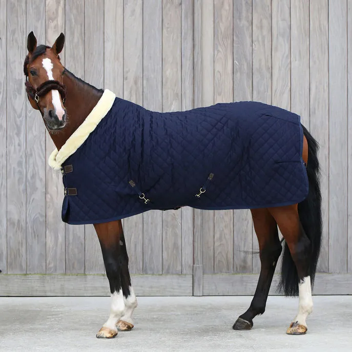QUILTED STABLE RUG 160 GR. SHOW RUG MODEL NAVY