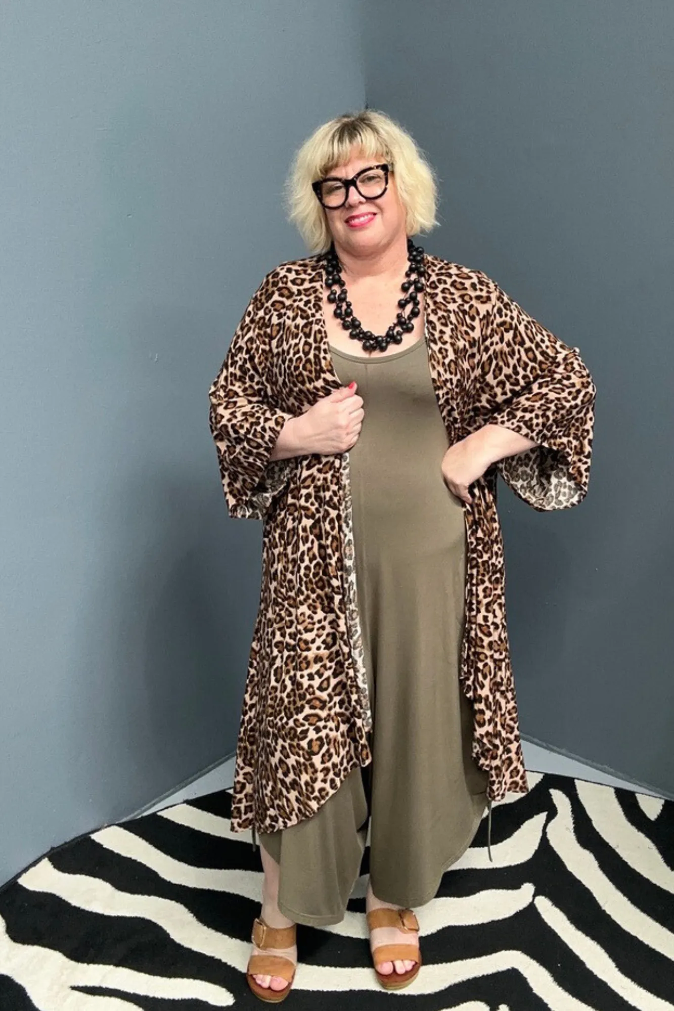 'RACHEL' Bamboo Jumpsuit - Khaki