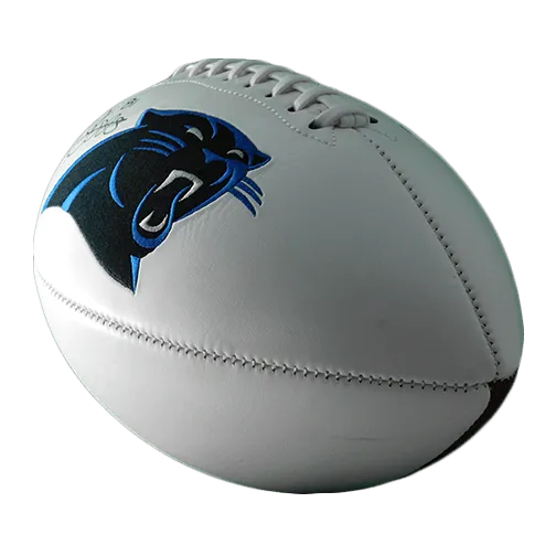 Rocket Ismail Autographed Carolina Panthers Logo Football (JSA)