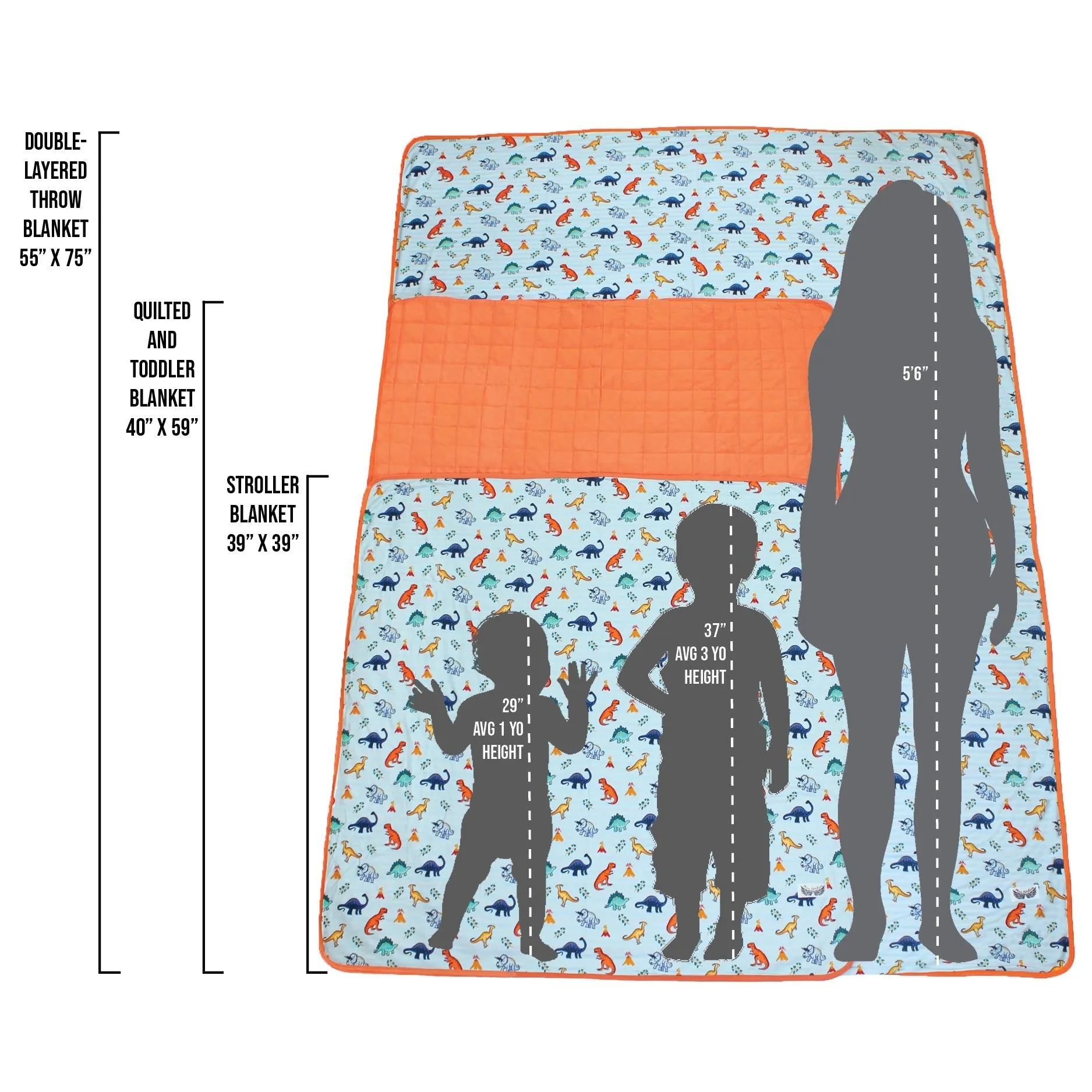 Rookie Raccoon Football Quilted Throw Blanket