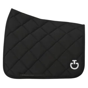 SADDLE PAD FOR DRESSAGE QUILTED BLACK