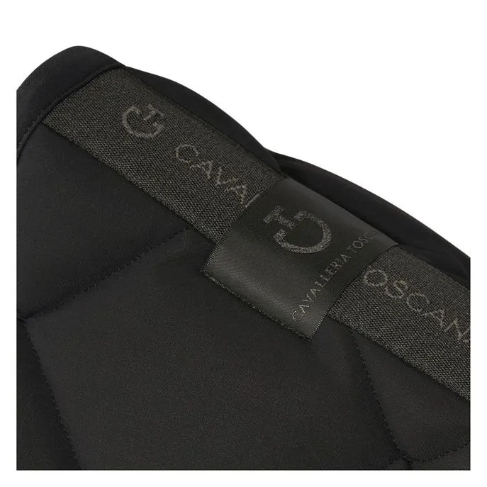 SADDLE PAD FOR DRESSAGE QUILTED BLACK