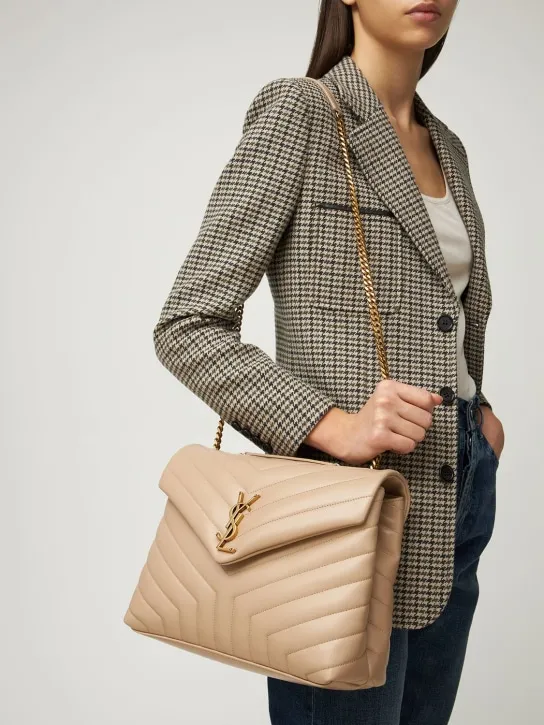 Saint Laurent   Medium Loulou Y-quilted leather bag 