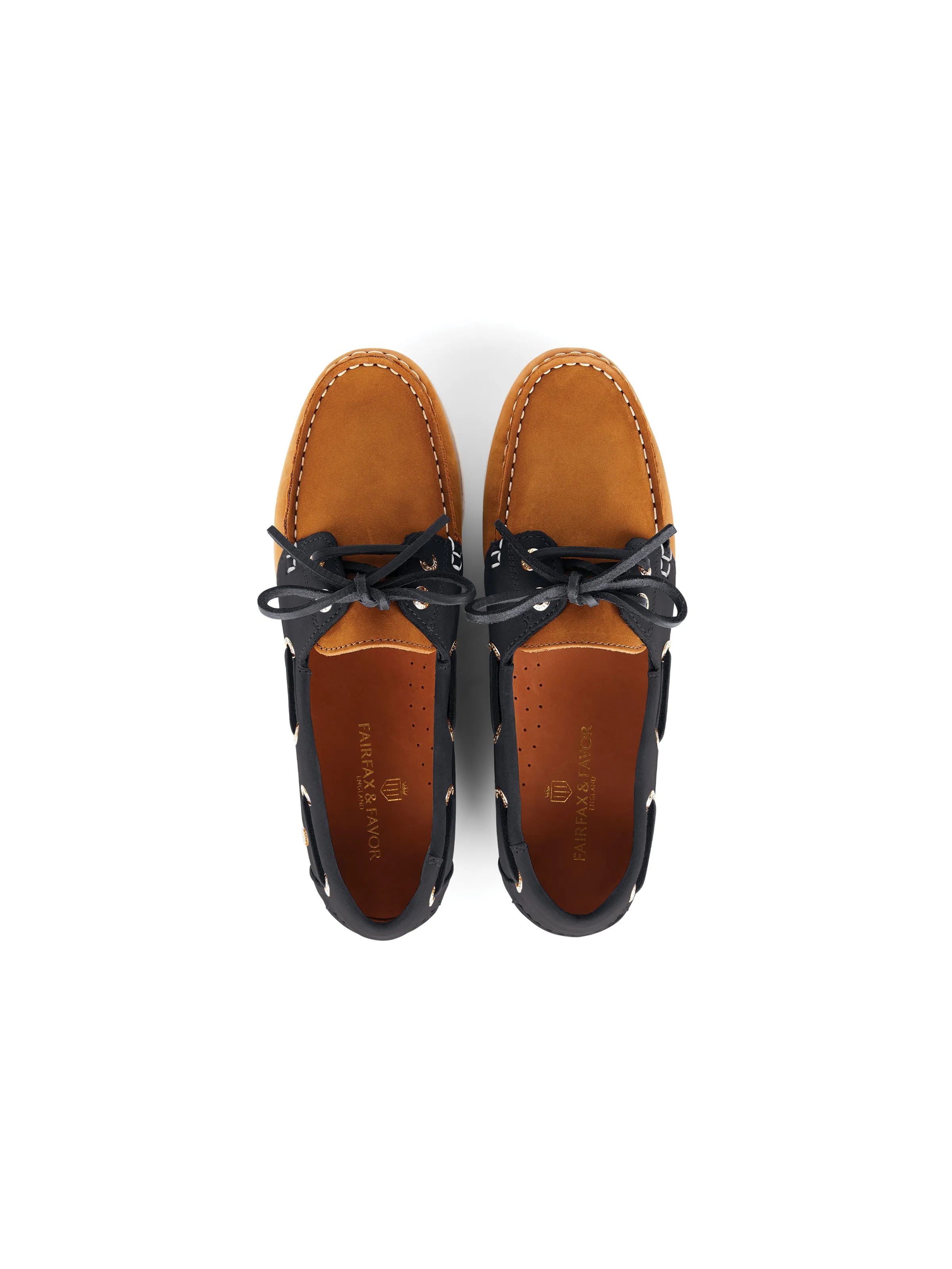 Salcombe - Tan & Navy
