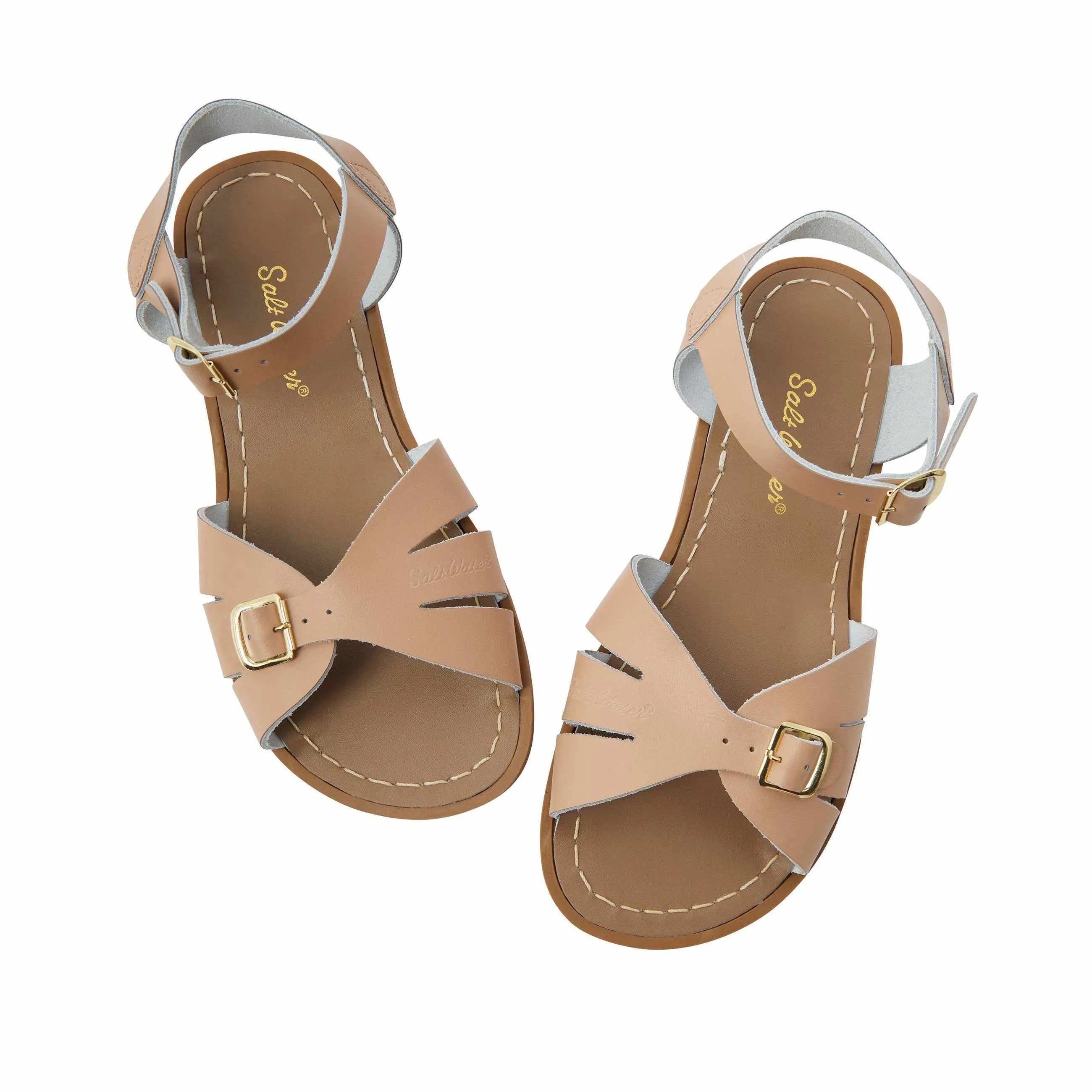 Saltwater Classic Sandals - Latte - Adult