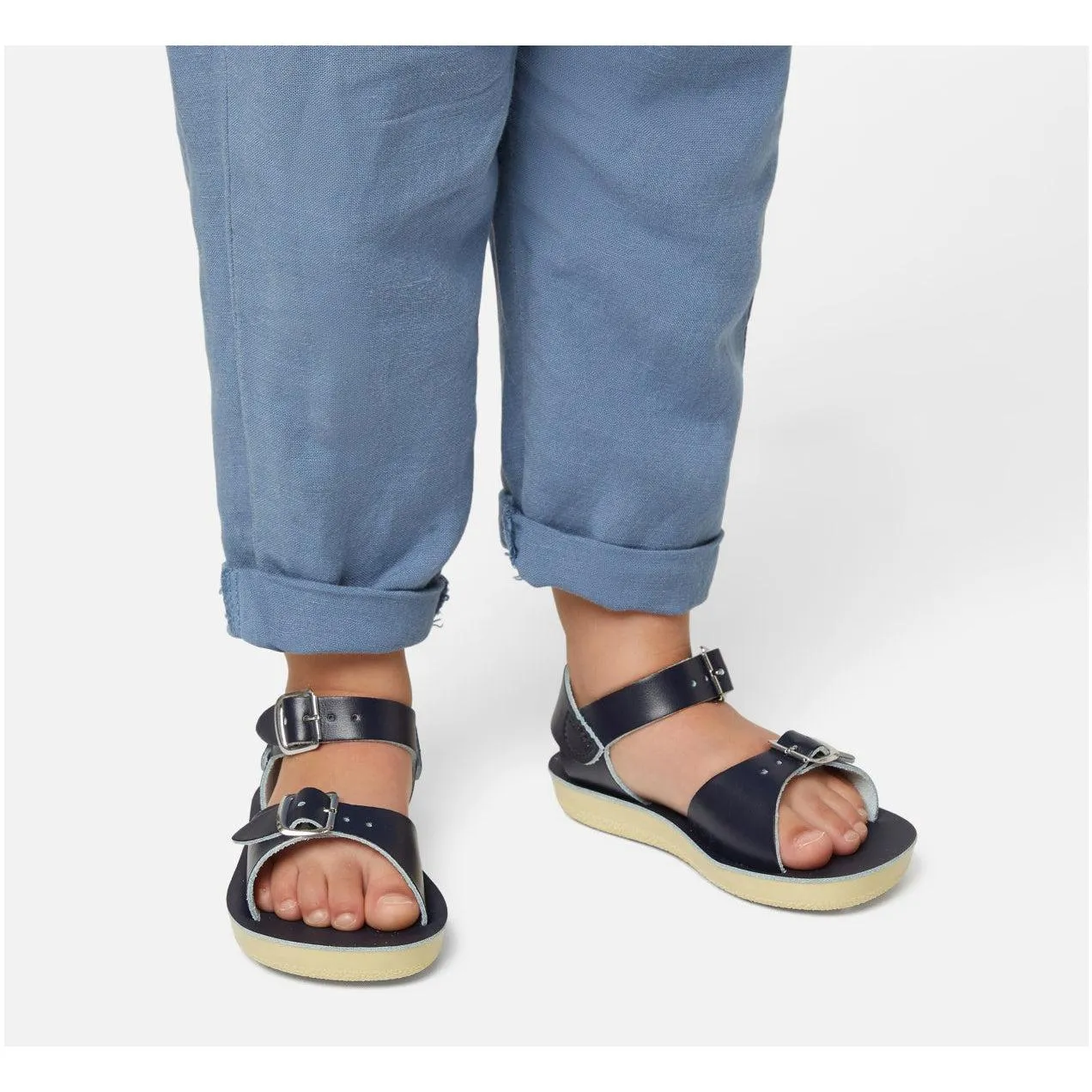 Saltwater Surfer Sandals - Navy - Kids