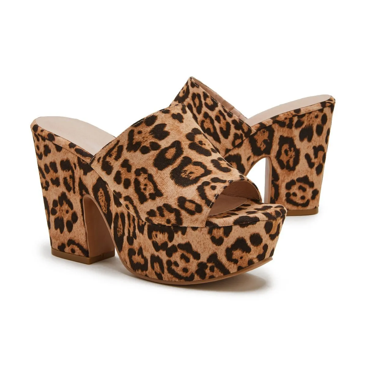 Sohiwoo  Women's Waterproof Chunky Platform Sandals Thick Heel Slippers