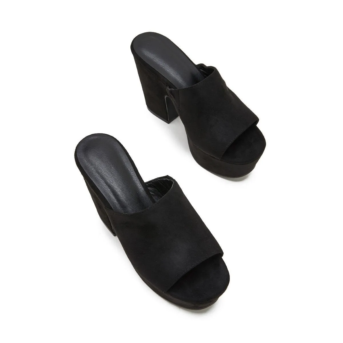 Sohiwoo  Women's Waterproof Chunky Platform Sandals Thick Heel Slippers