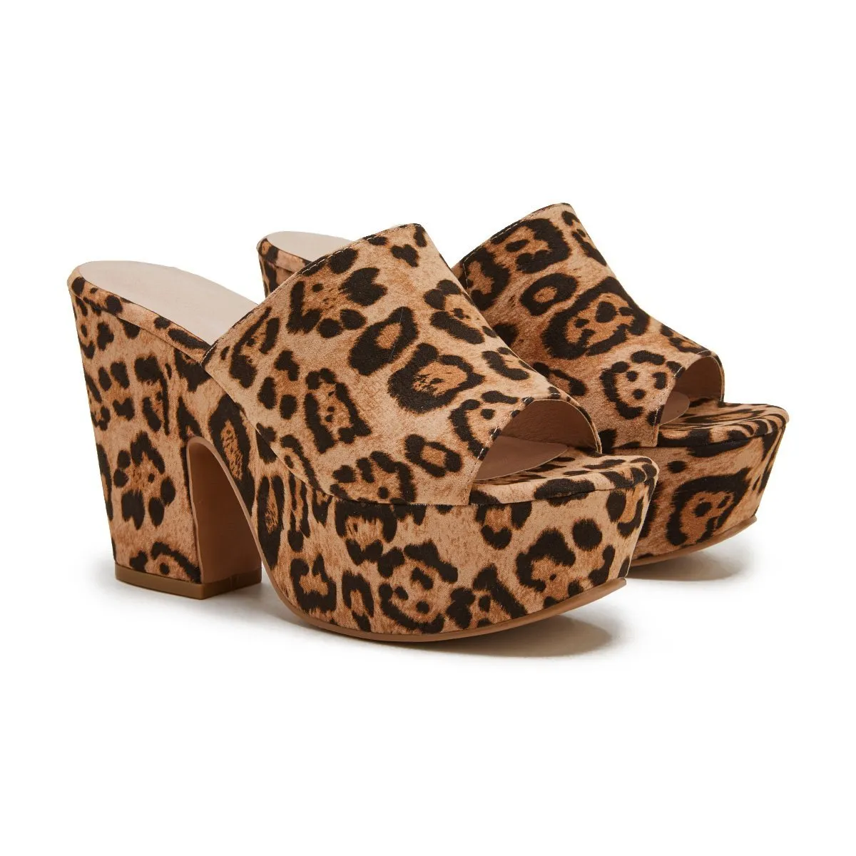 Sohiwoo  Women's Waterproof Chunky Platform Sandals Thick Heel Slippers