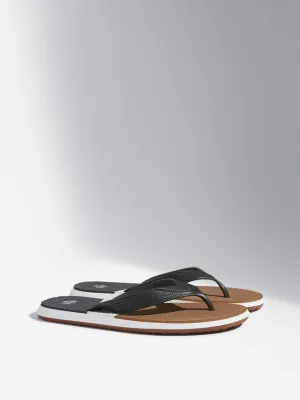 SOLEPLAY Mustard Colour-Blocked Flip-Flop