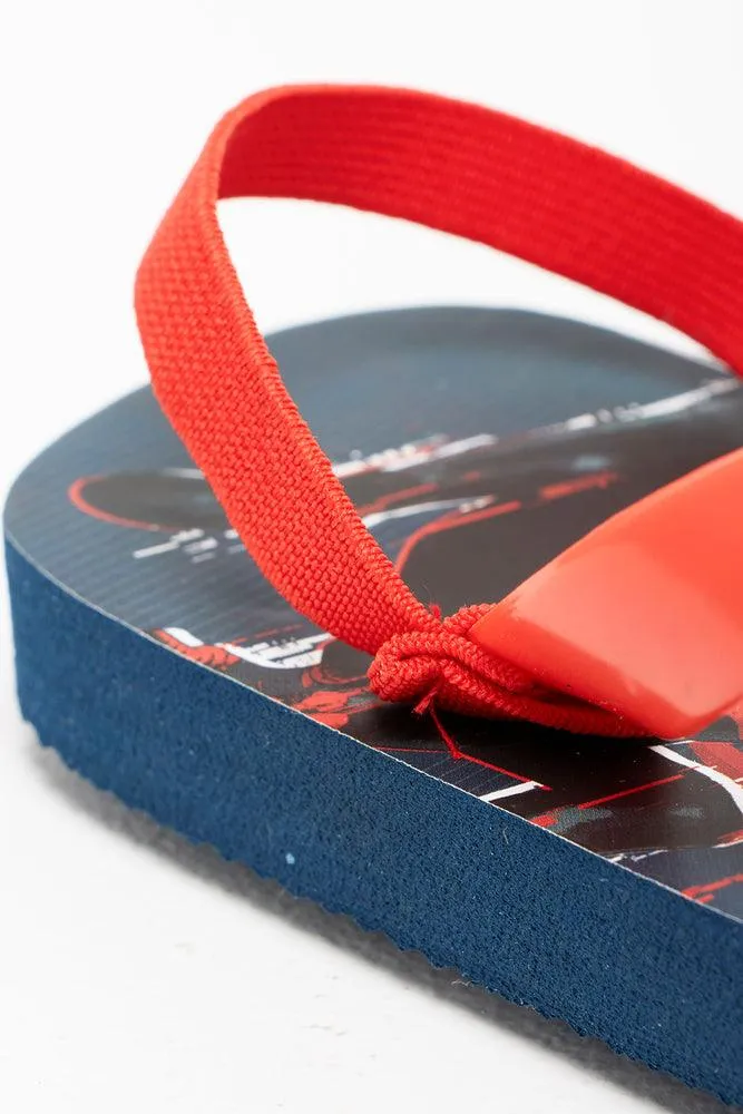 Spider-Man Flip Flop Red