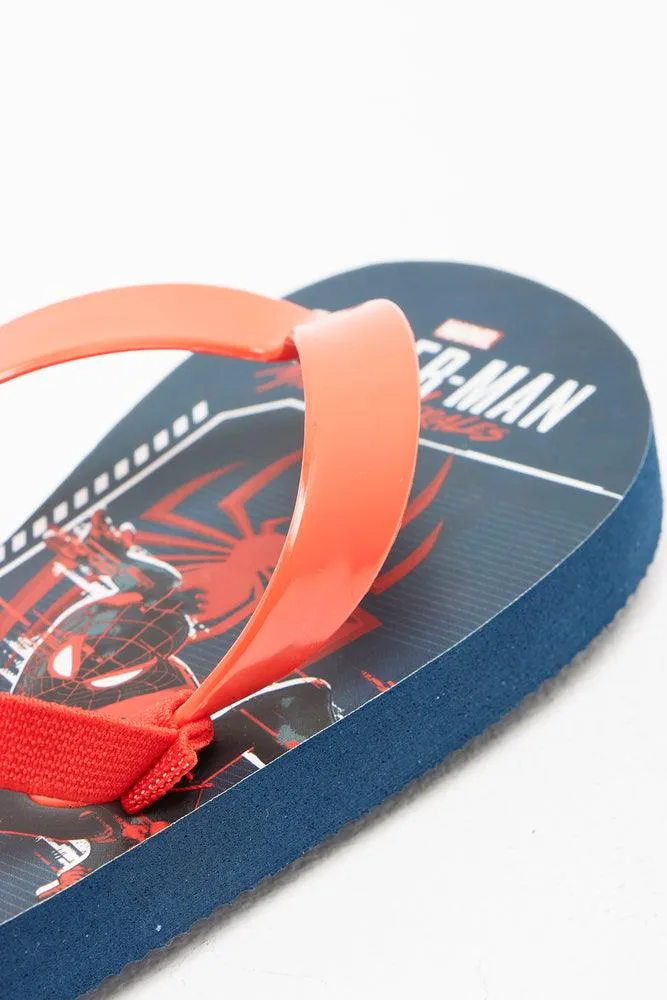 Spider-Man Flip Flop Red