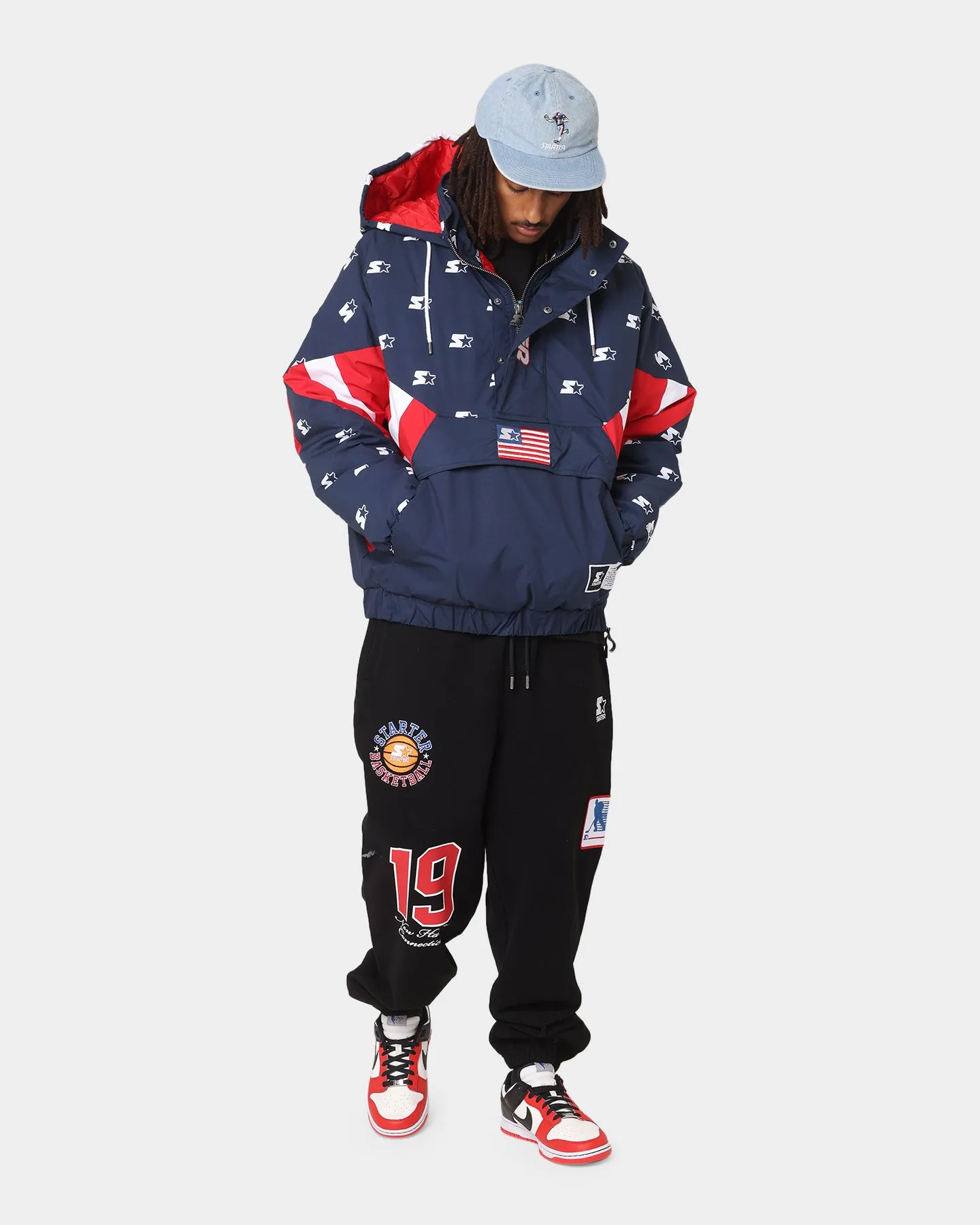 Starter Star Gazer Anorak Blue/White/Red