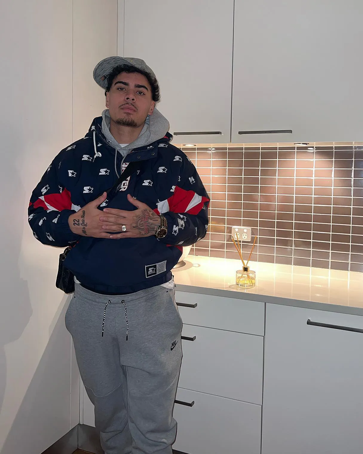 Starter Star Gazer Anorak Blue/White/Red