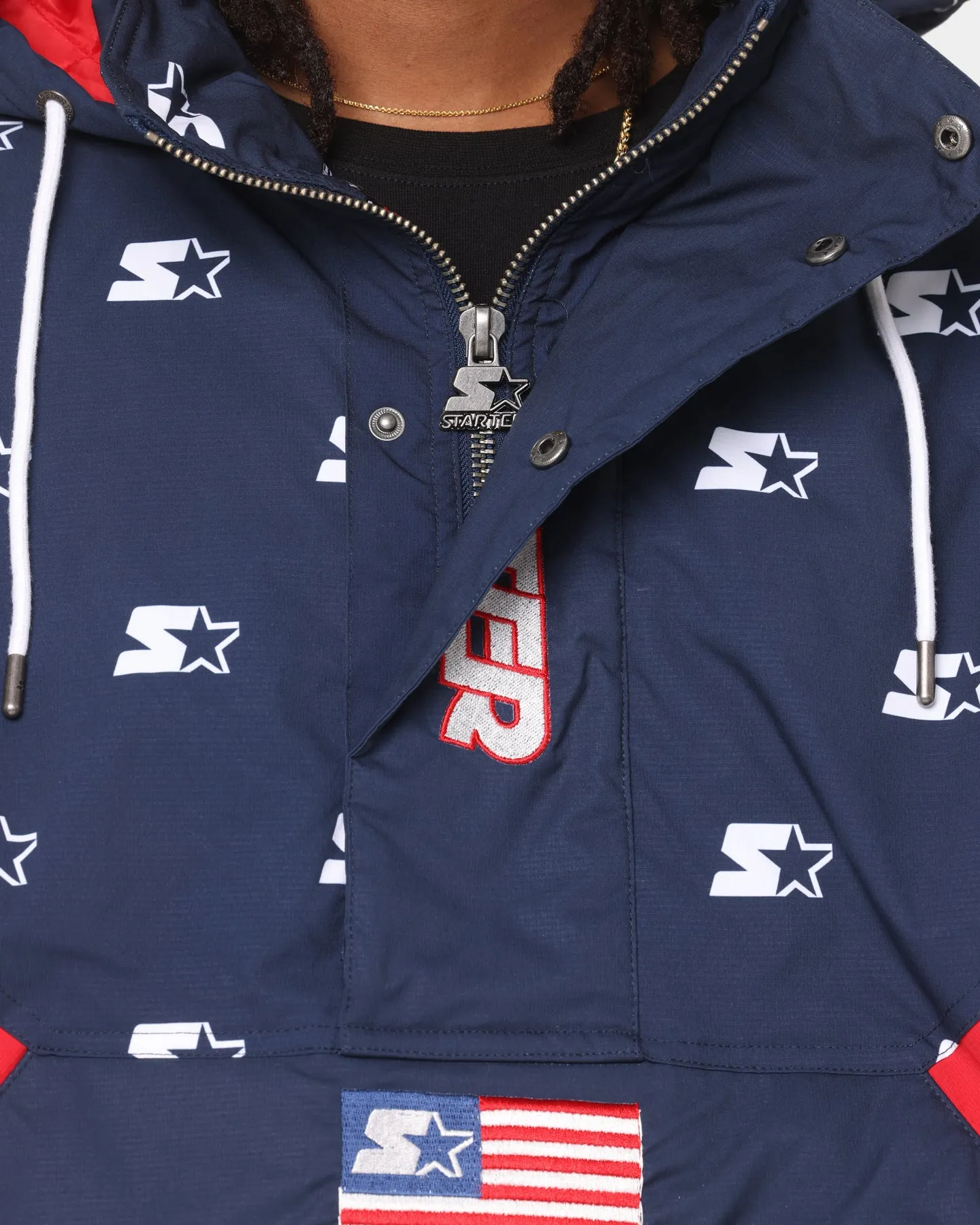 Starter Star Gazer Anorak Blue/White/Red