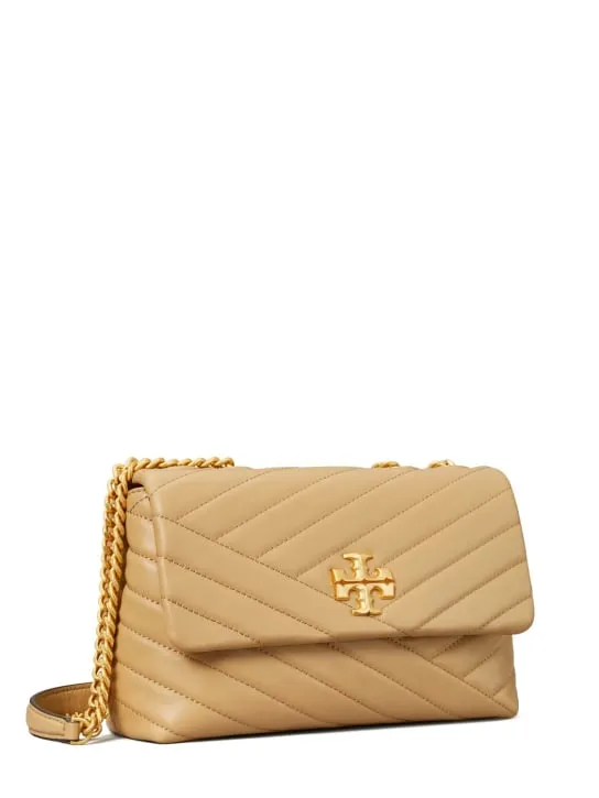 Tory Burch   Small Kira quilted faux leather flap bag 
