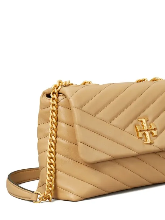 Tory Burch   Small Kira quilted faux leather flap bag 