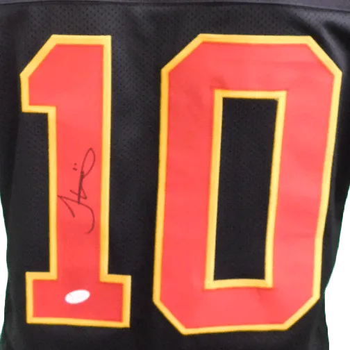 Tyreek Hill Autographed Black Football Jersey (Beckett )