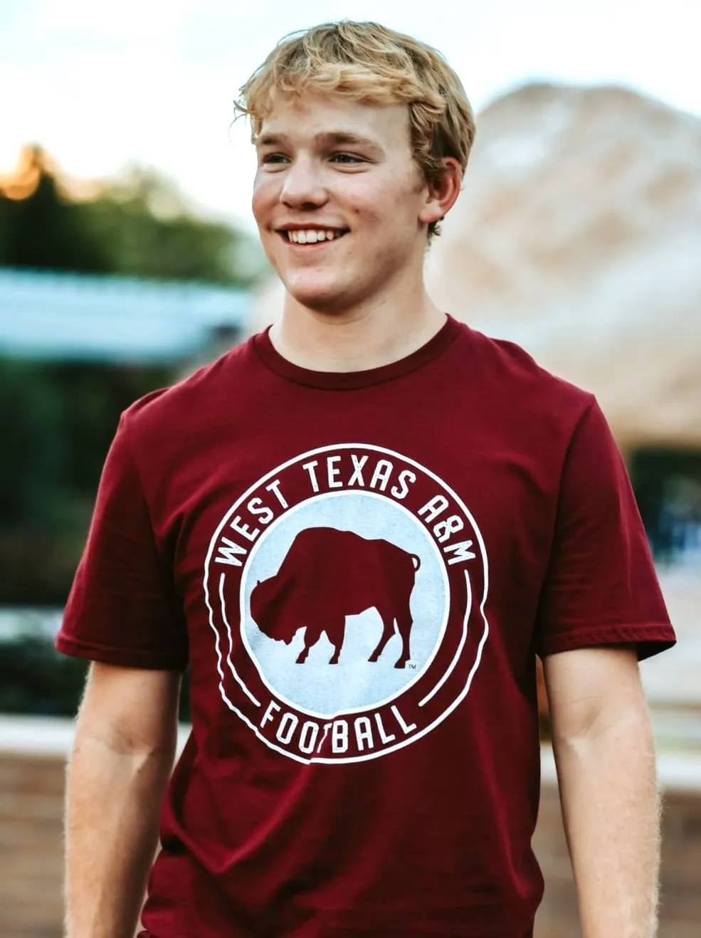 West Texas A&M Football Circle Tee