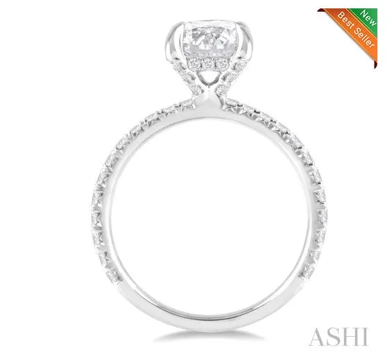 White Gold Diamond Engagement Ring