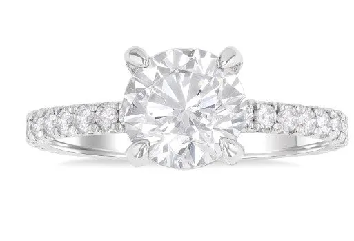 White Gold Diamond Engagement Ring