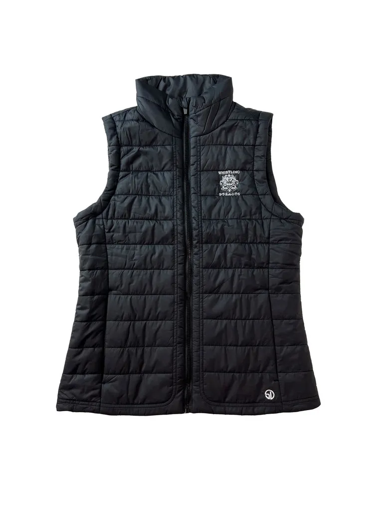 WOMEN&#039;S STRAIGHT DOWN® CLOUD VEST. WHISTLING STRAITS® LOGO EXCLUSIVELY. 2 COLOR OPTIONS. 