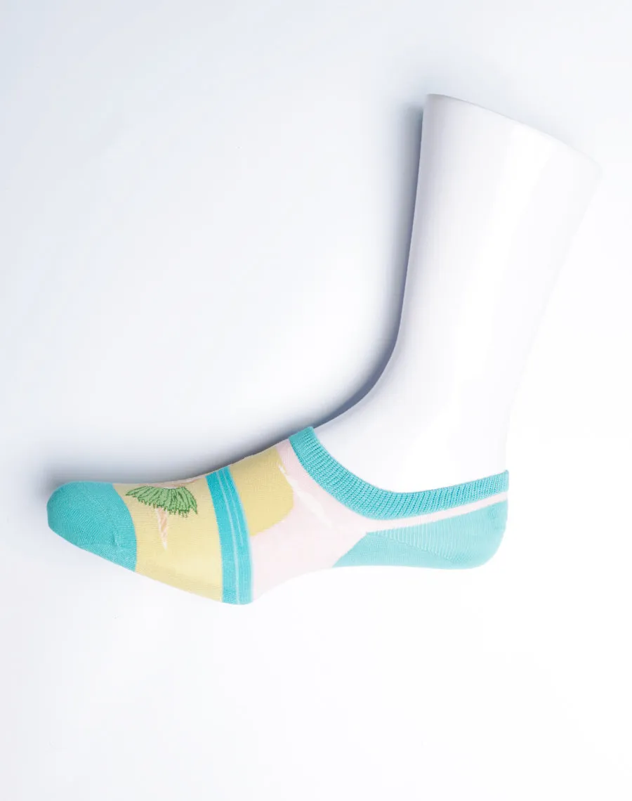Women's Beach Dog No Show Socks