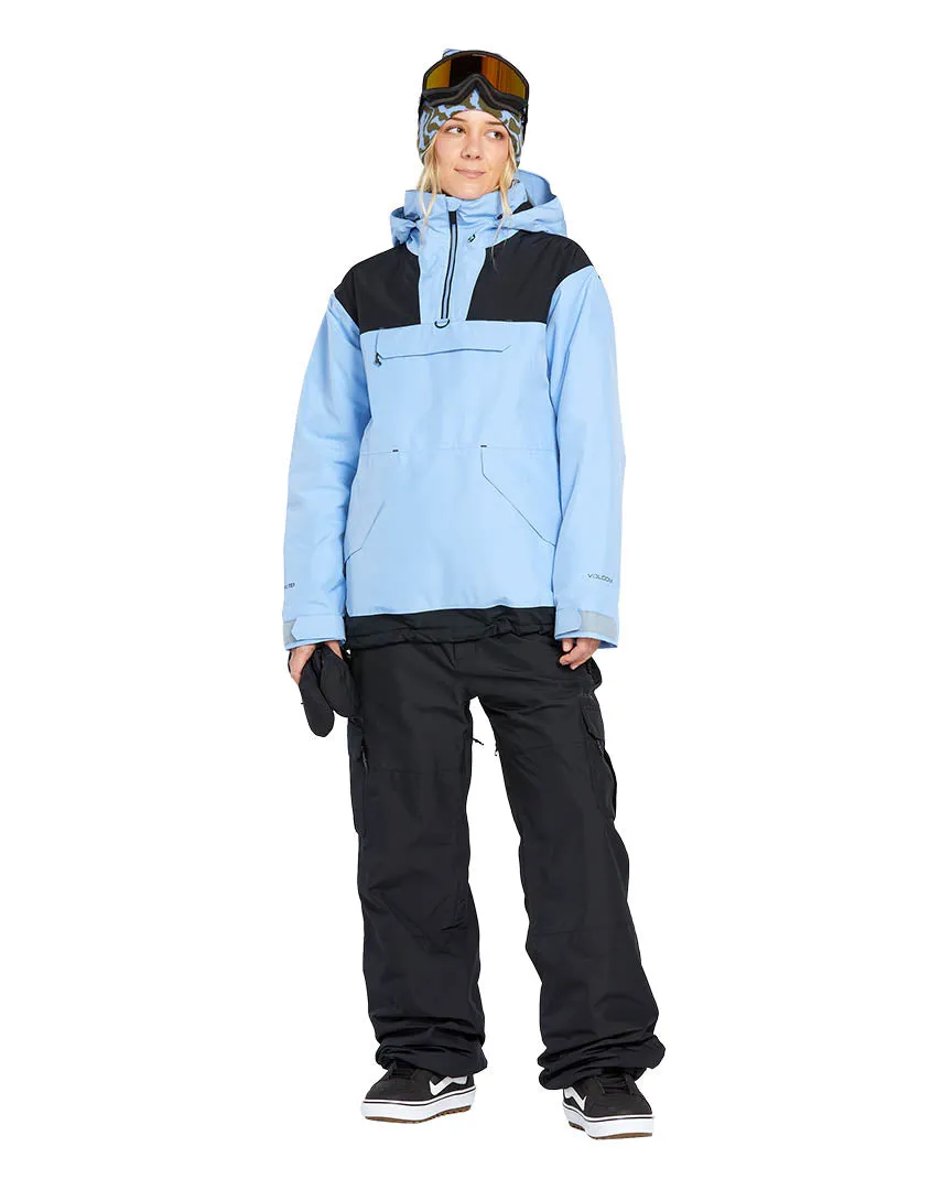 Womens Fern Ins Gore Pullover Winter Jacket - Crystal Blue
